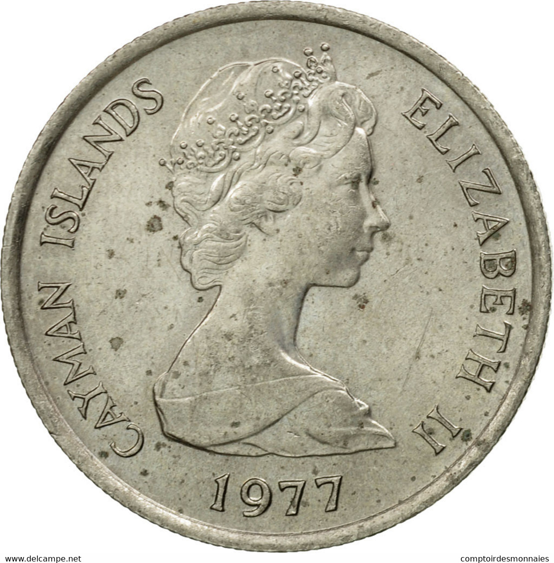 Monnaie, Îles Caïmans, Elizabeth II, 10 Cents, 1977, TTB, Copper-nickel, KM:3 - Kaimaninseln
