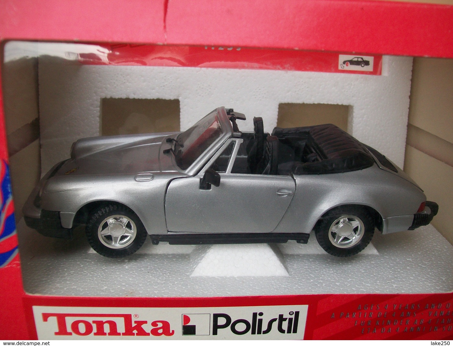 POLISTIL - PORSCHE 911  SPIDER  AVEC SA  BOITE   Scala 1/25 - Polistil