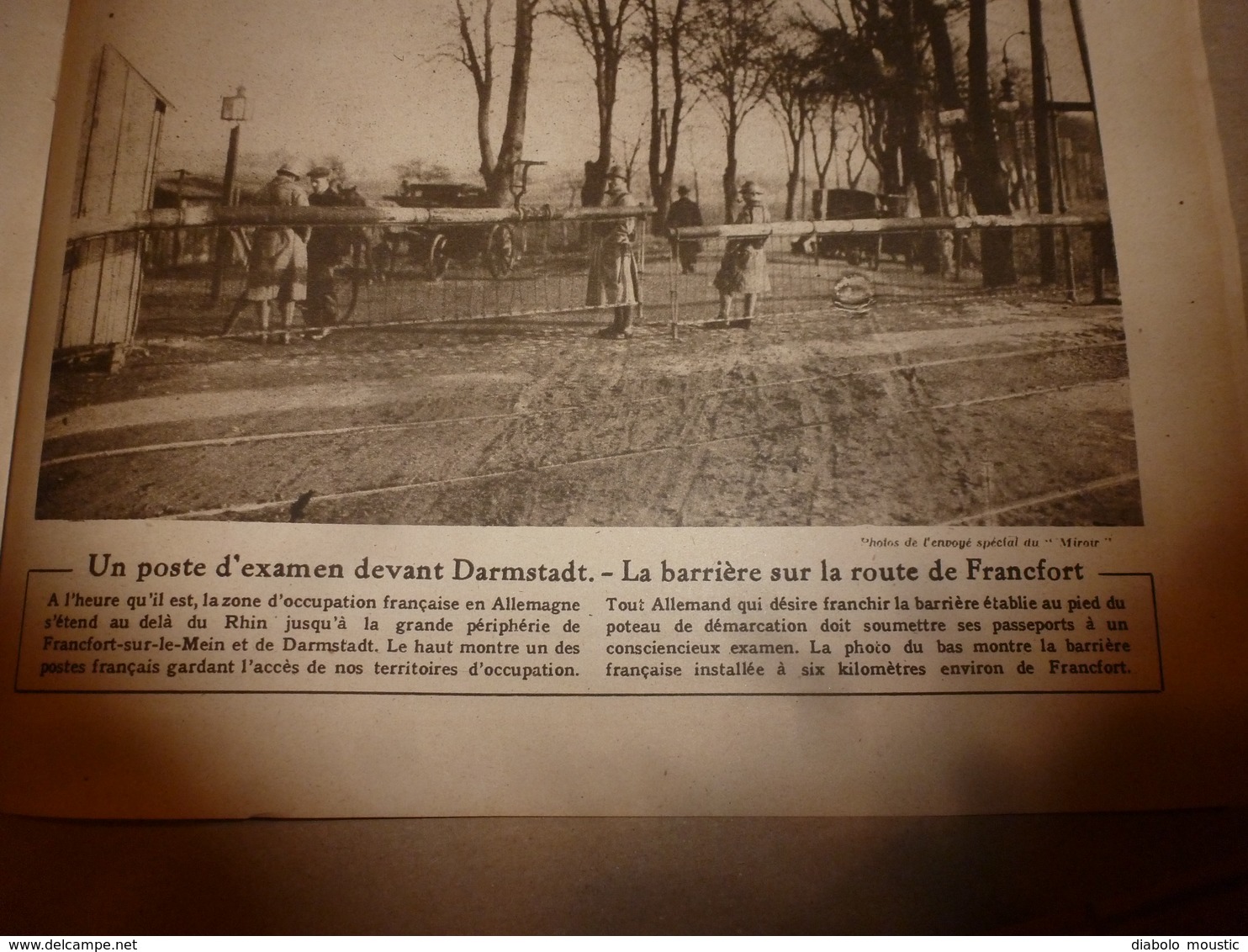 1919 LE MIROIR: Guerre navale; La nouvelle République Tchéco-Slovaque; Transport des trains à travers Manche;Tokio ;etc