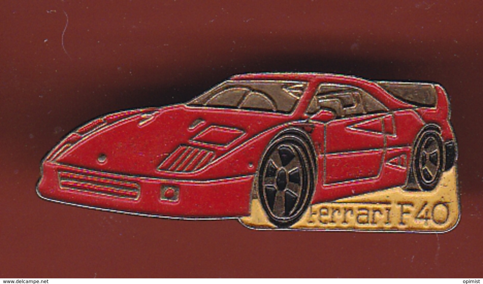 54229-Pin's.Ferrari F40. Signé Yoshinori Pin's. - Ferrari