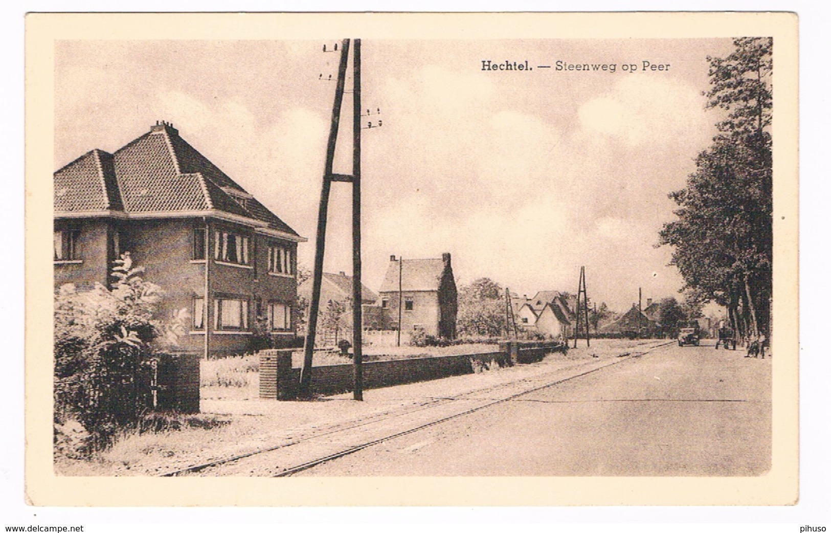 B-6850   HECHTEL : Steenweg Op Peer - Hechtel-Eksel
