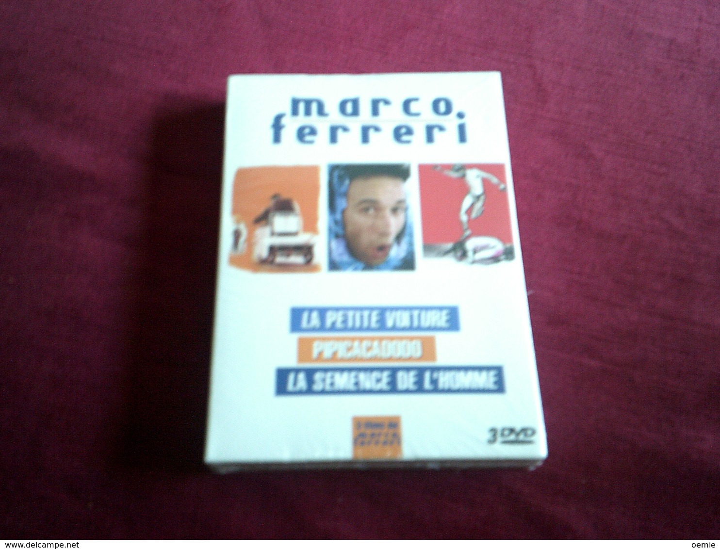 COFFRET DE MARCO FERRERI 3 FILMS NEUF EMBALLAGE D'ORIGINE  ° LA PETITE VOITURE / PIPICACADODO / LA SEMENCE DE L'HOMME - Klassiker