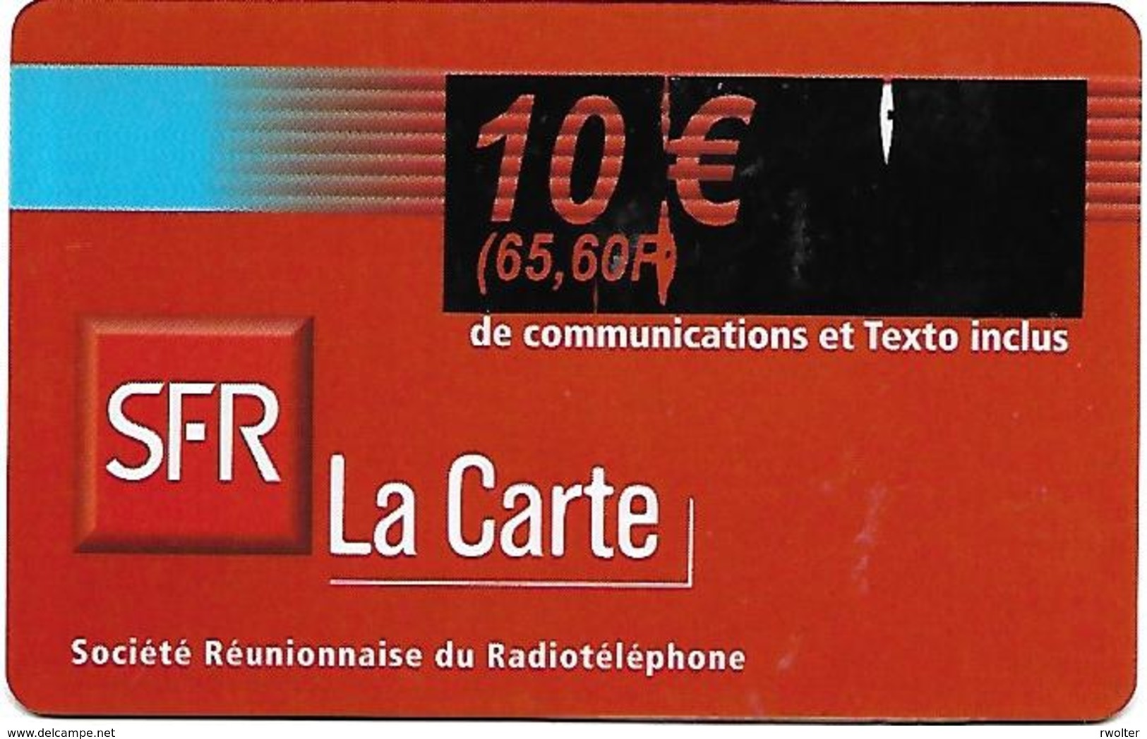 @+ Recharge SFR De La Réunion - Surcharge 10€ Sur Bleu. Date Limite : 12/02. Ref : PU14 - Reunion