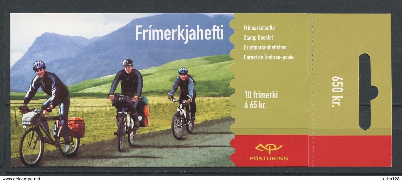 ISLANDE 2004 Carnet N° C994 ** ( 994 ) Neuf MNH Superbe C 25 € Les Vacances EUROPA Cyclotourisme Cycliste - Booklets
