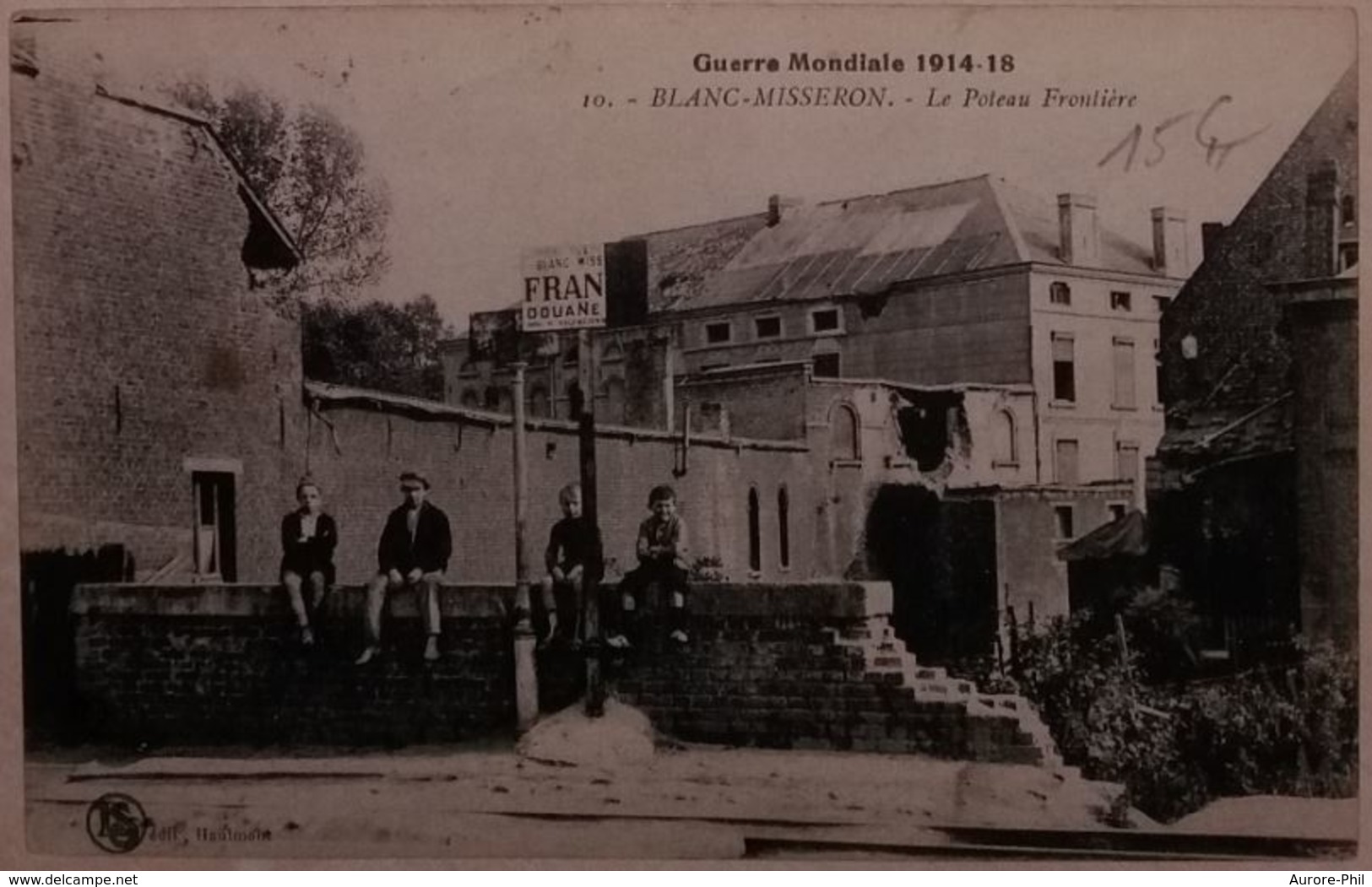 Blanc-Misseron Le Poteau Frontière - Quievrechain