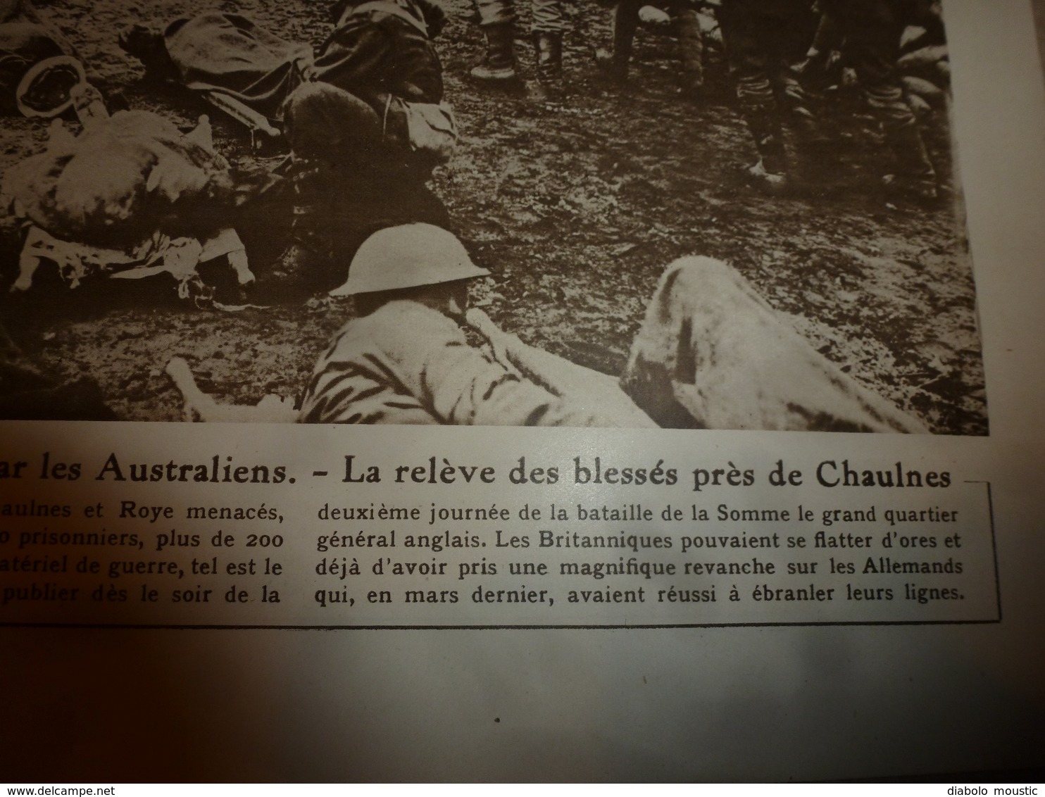 1918 LE MIROIR:Morisel,Moreuil;Les Canadiens Et Australiens à Chaulnes; Les AMEX; Nombreuses Photographies; Etc - French