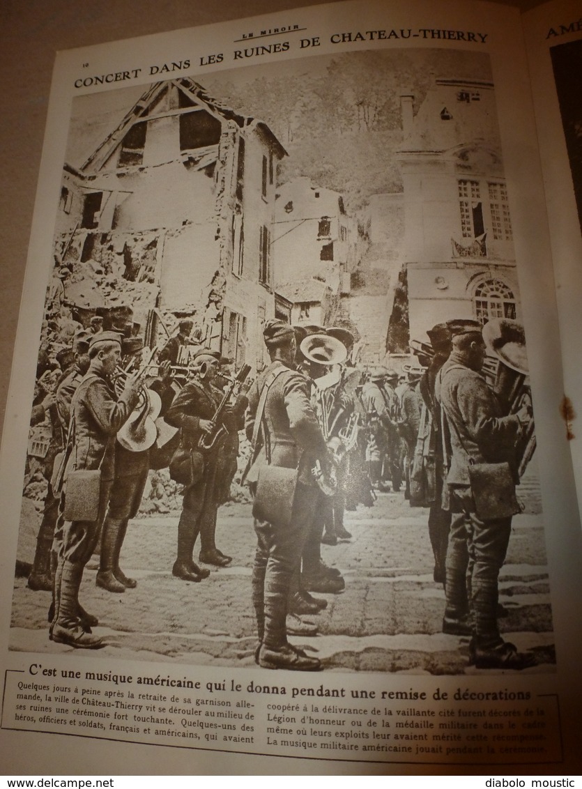 1918 LE MIROIR:Morisel,Moreuil;Les canadiens et Australiens à Chaulnes; Les AMEX; nombreuses photographies; etc