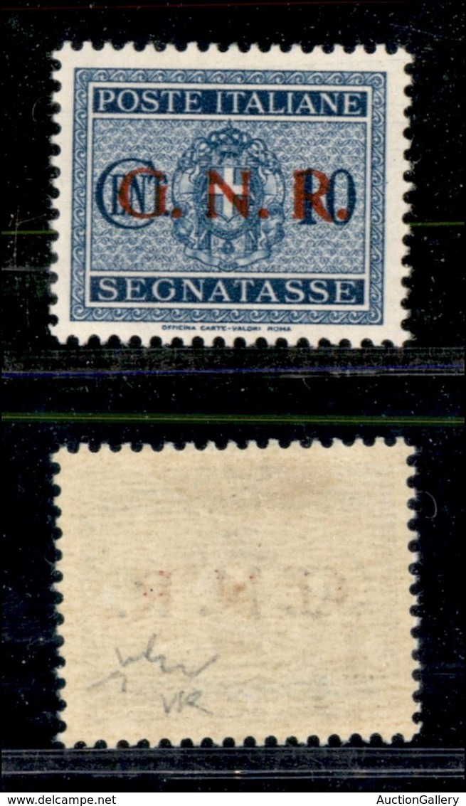 REPUBBLICA SOCIALE  - GNR VERONA - 1944 - 10 Cent Segnatasse (48) - Gomma Originale - Chiavarello (50) - Sonstige & Ohne Zuordnung