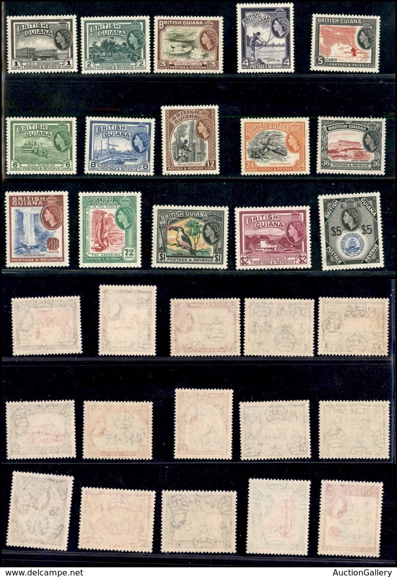 ESTERO - GUYANA - 1954 - Vedute (199/213) - Serie Completa - Gomma Integra (110) - Sonstige & Ohne Zuordnung