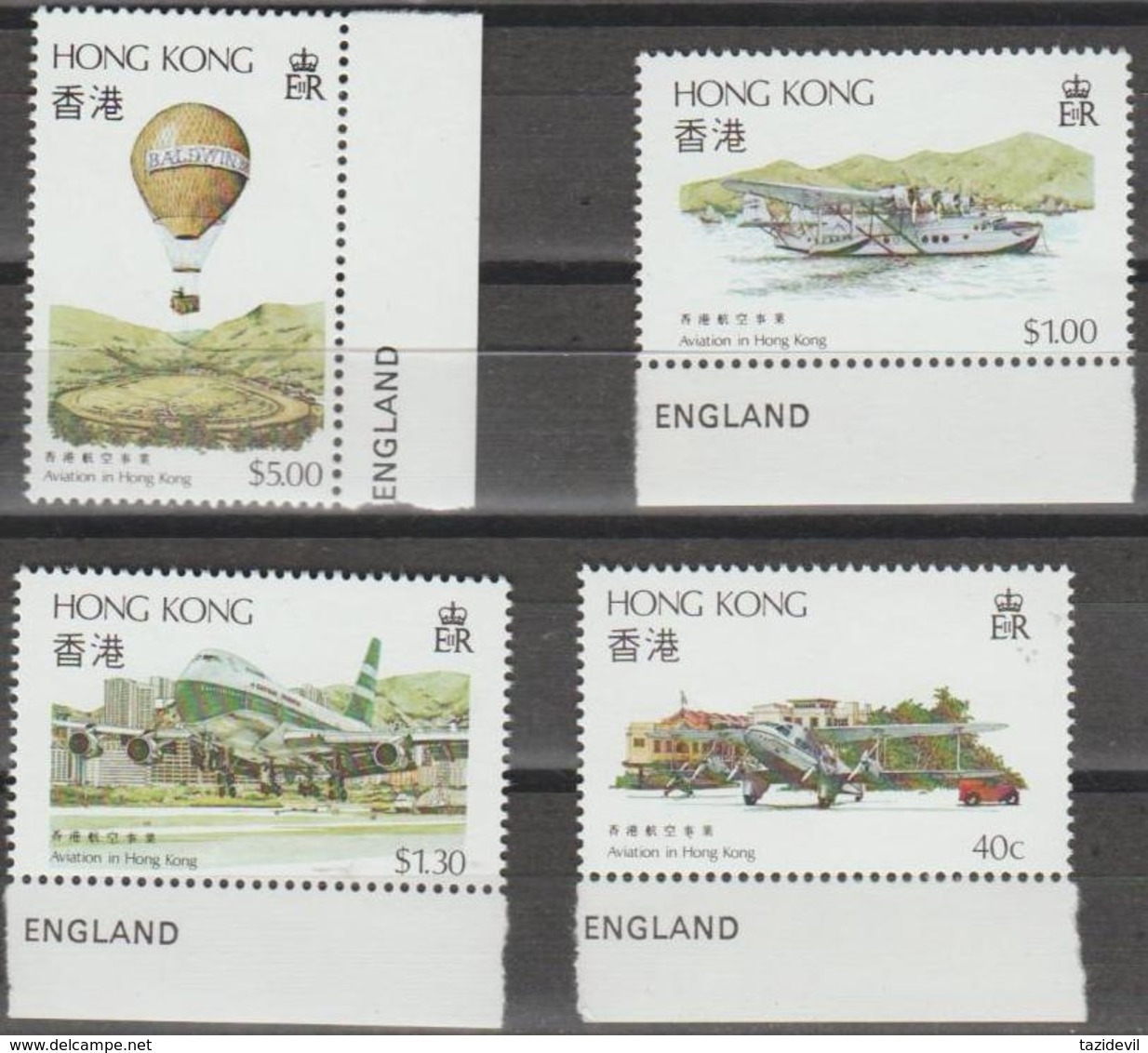 HONG KONG - 1984 Planes. Scott 423-426. MNH ** - Neufs