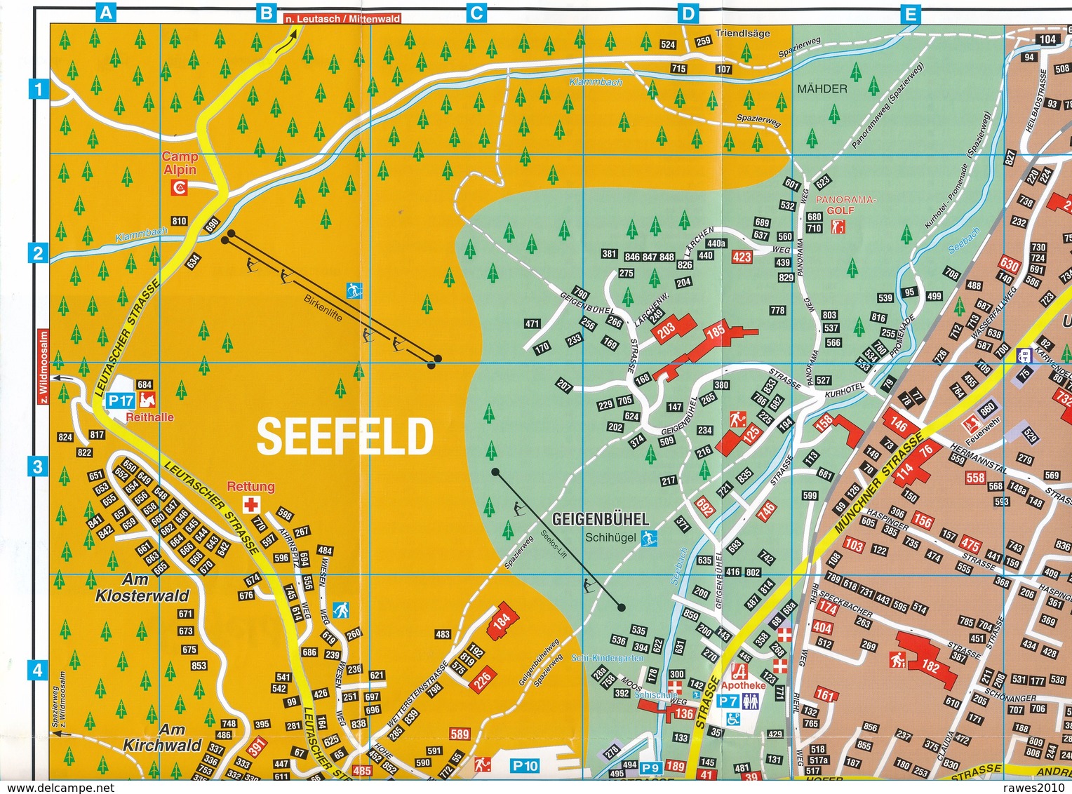 Österreich Seefeld 2007 Orts-/Stadtplan - Andere & Zonder Classificatie