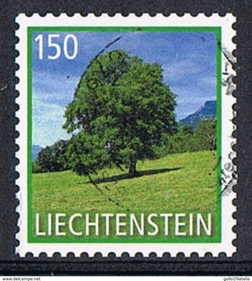 2016 - LIECHTENSTEIN - ALBERO / TREE. USATO / USED. - Usados