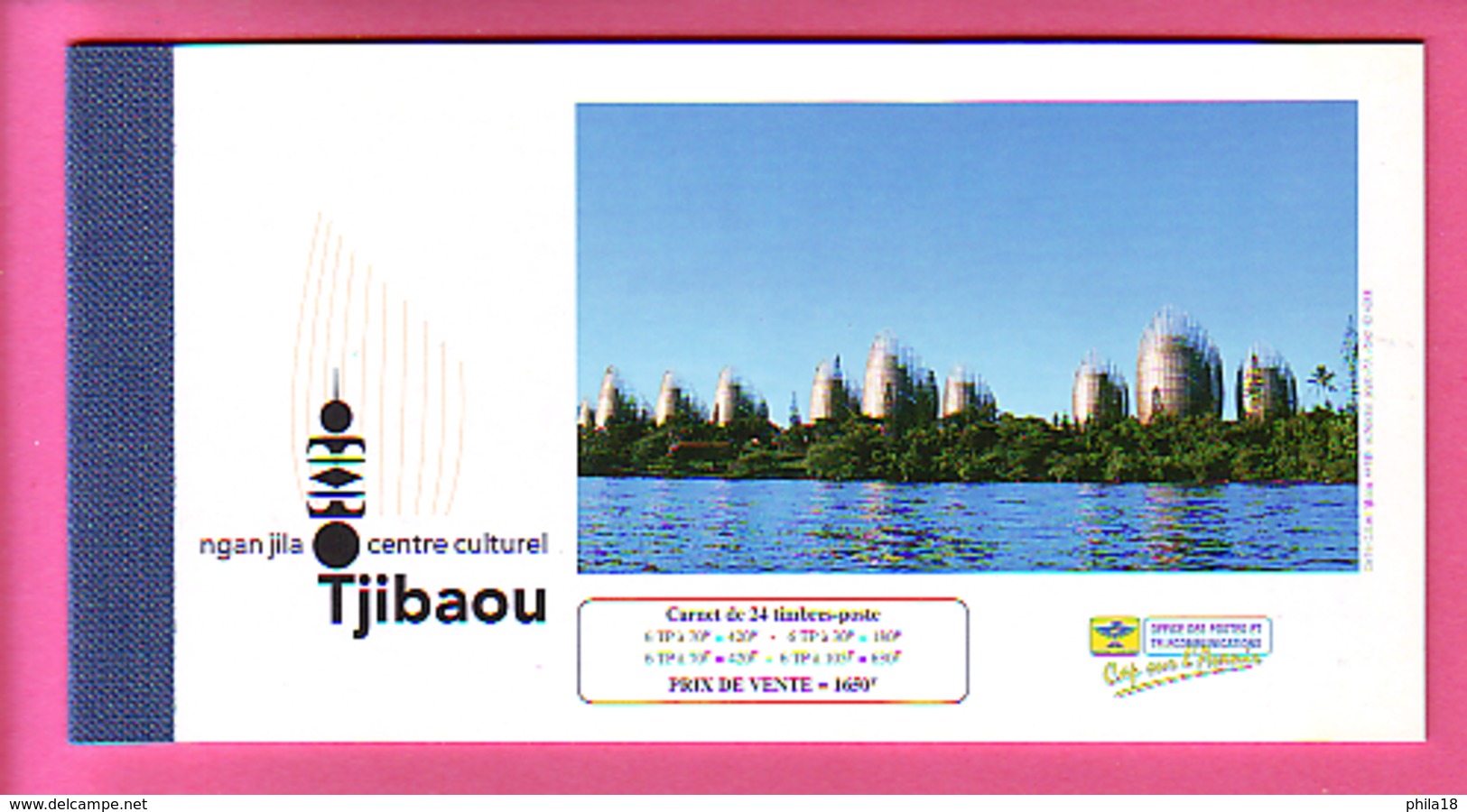 CARNET NOUVELLE CALEDONIE - C757** LE CENTRE CULTUREL TJBAOU NOUMEA - Booklets