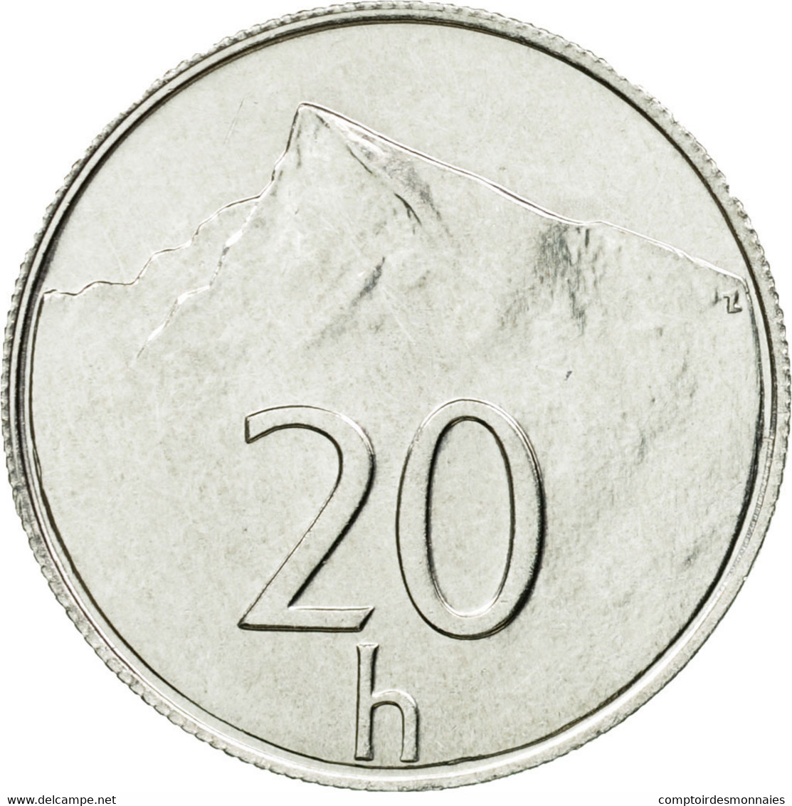 Monnaie, Slovaquie, 20 Halierov, 2002, SUP, Aluminium, KM:18 - Slovaquie