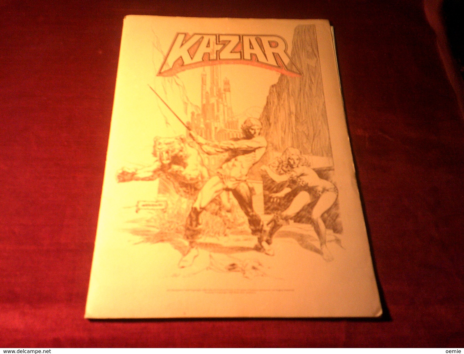 KAZAR  PORTEFOLIO  ° BRENT ANDERSON  MINT IN MYLAR 3500 EX No 640 6 PLANCHES DONT UNE AVEC AUTOGRAPHE - Portfolios