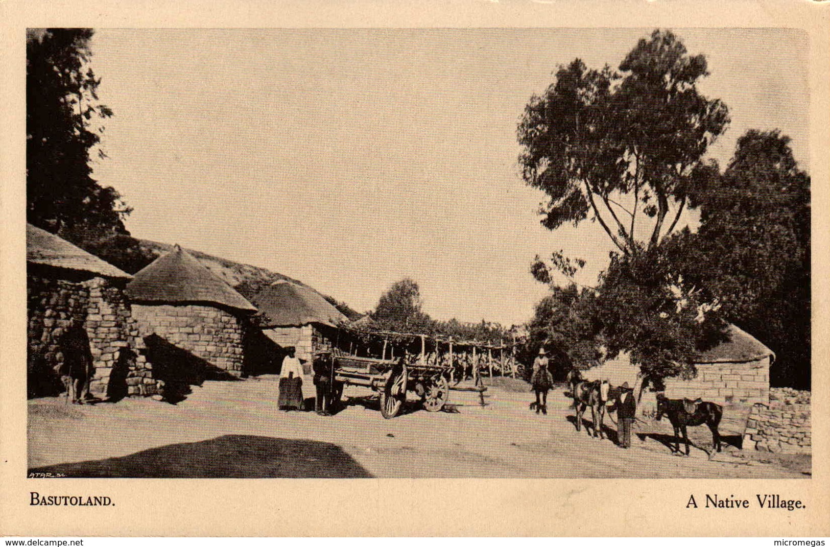 BASUTOLAND - A Native Village - Lesotho