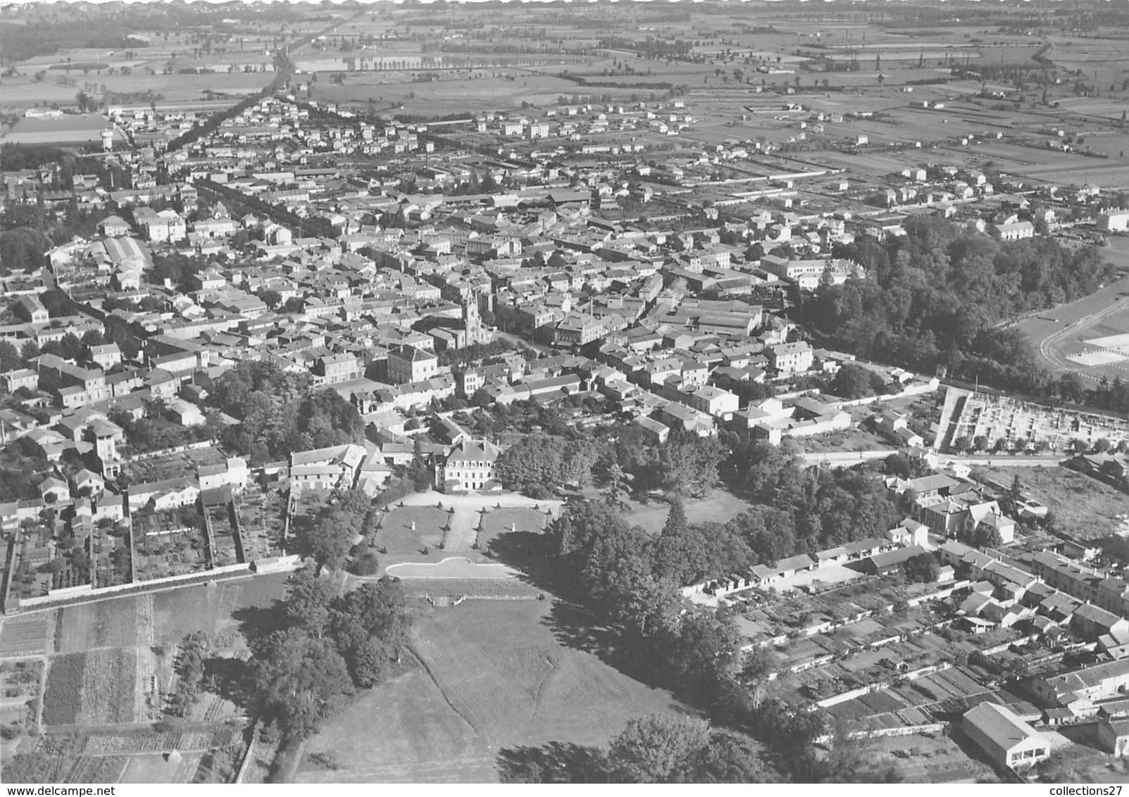 42-FEURS- VUE GENERALE AERIENNE - Feurs