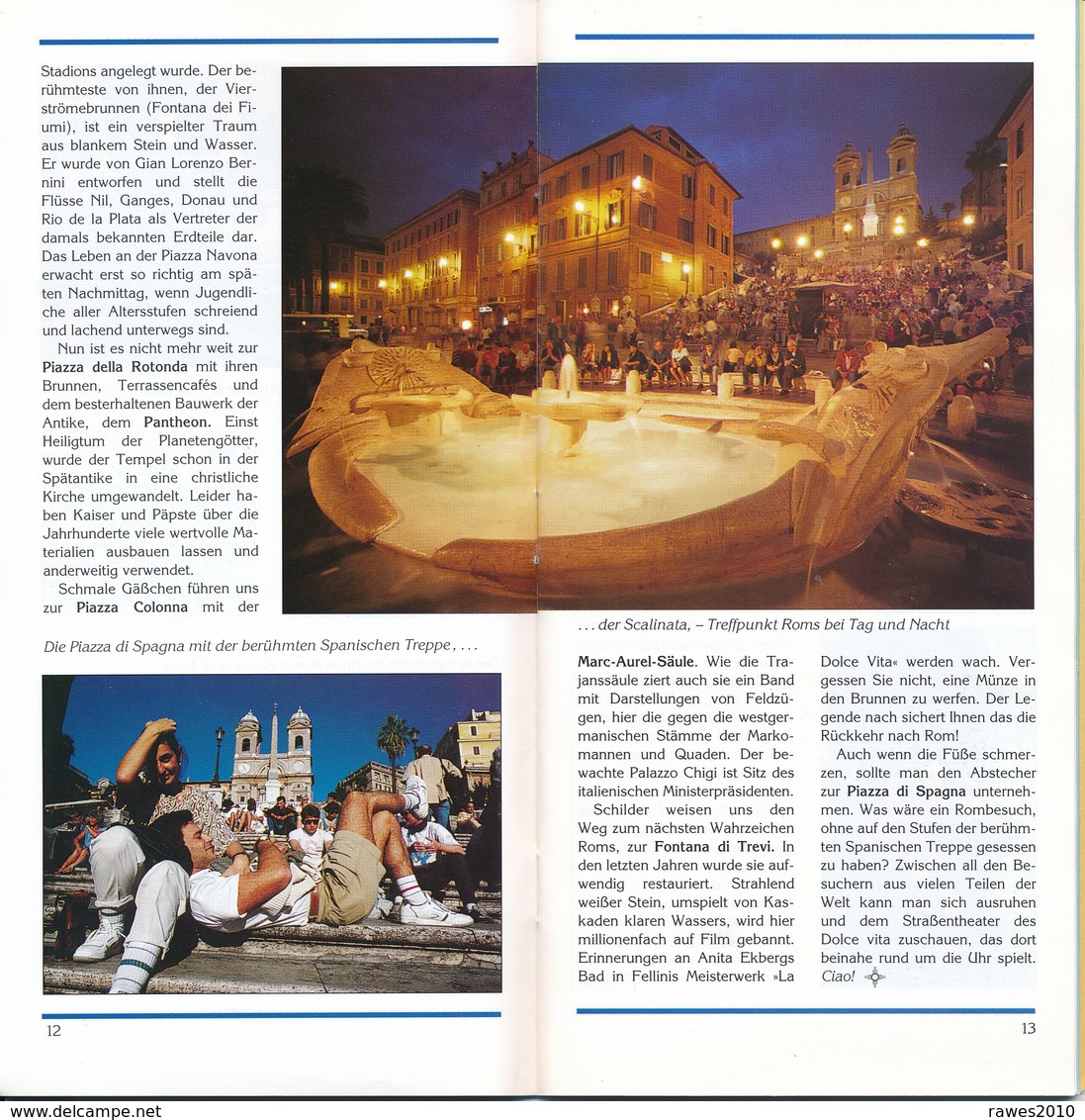 Italien Rom Städteführer Mit Stadtplan 2000 48 Seiten Vista Point Verlag Köln - Roma