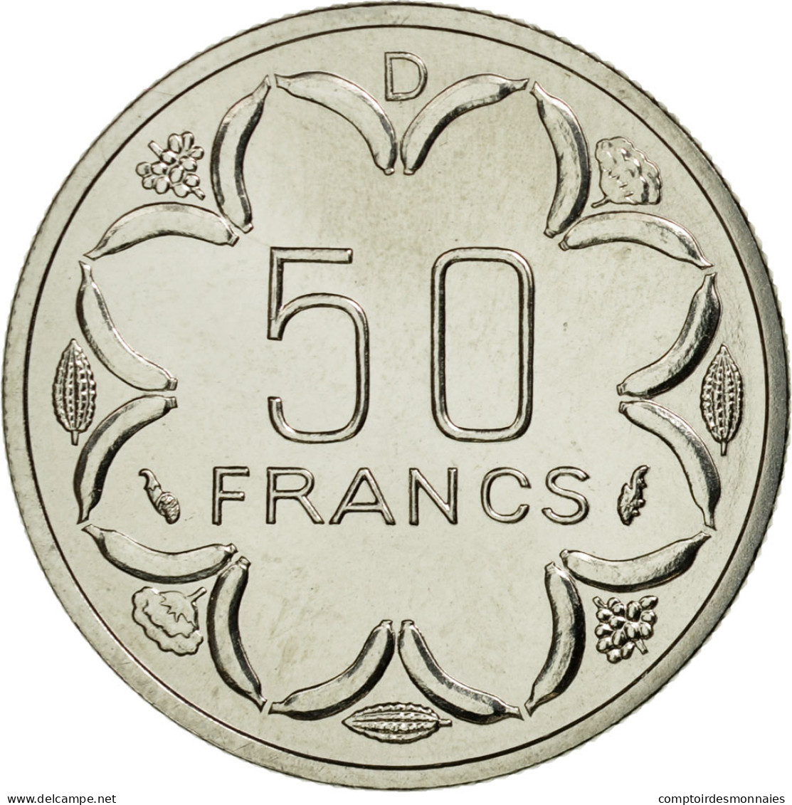 Monnaie, États De L'Afrique Centrale, 50 Francs, 1976, Paris, ESSAI, FDC - Gabun