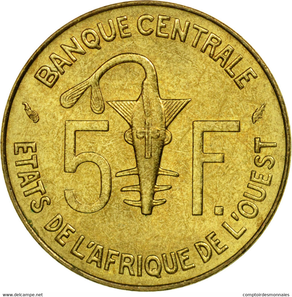 Monnaie, West African States, 5 Francs, 1985, Paris, SUP - Ivory Coast