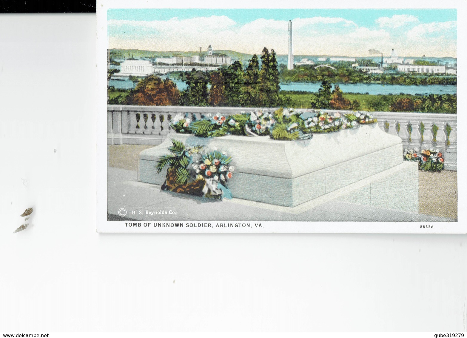 UNITED STATES -VINTAGE POSTCARD ARLINTON VIRGINA - TOMB OF UNKNOWN SOLDIER - NEW NOT SHINING  REPOST7548 - Arlington