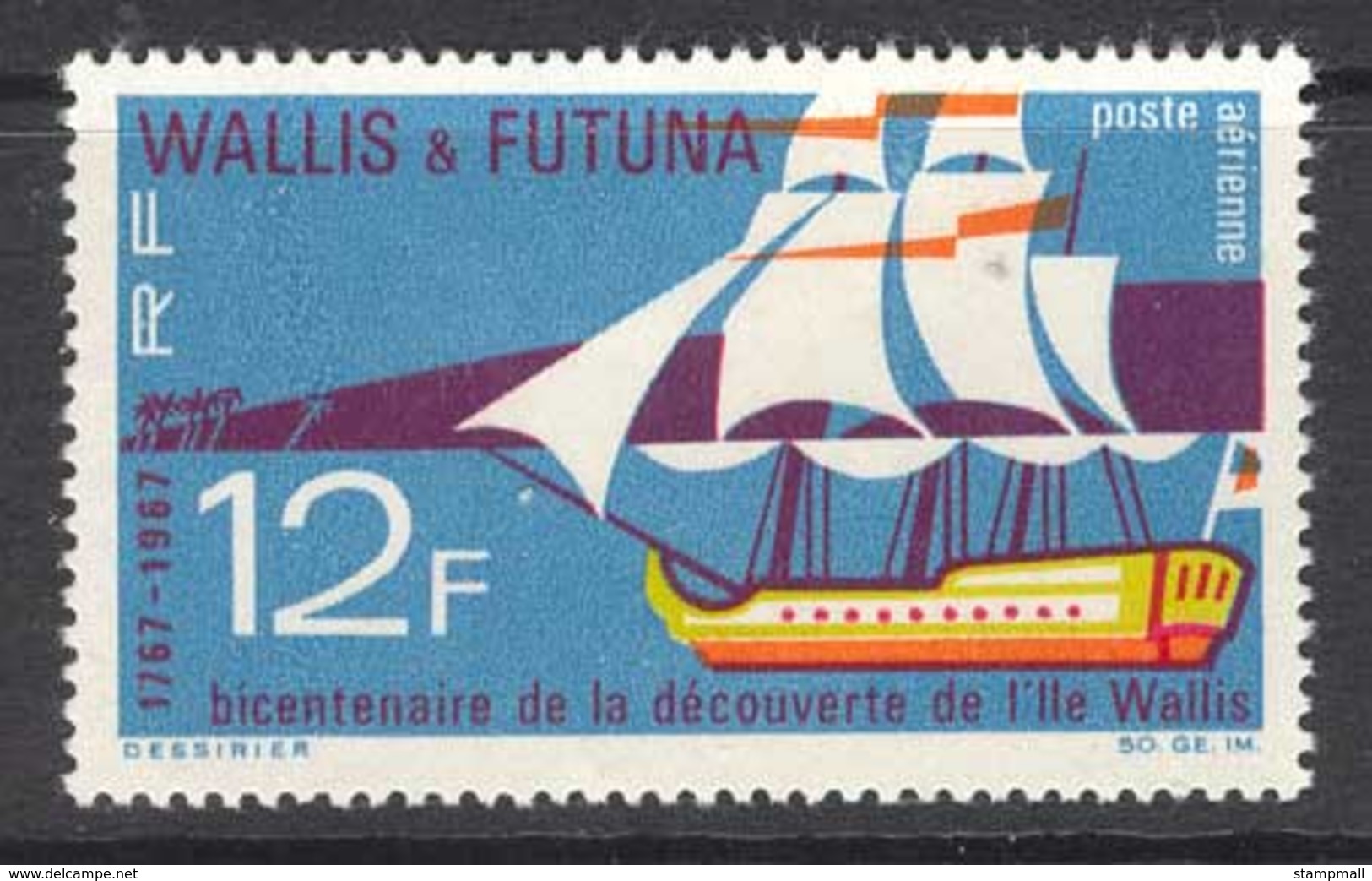 Wallis & Futuna 1967 Discovery MLH Lot14398 - Nuevos