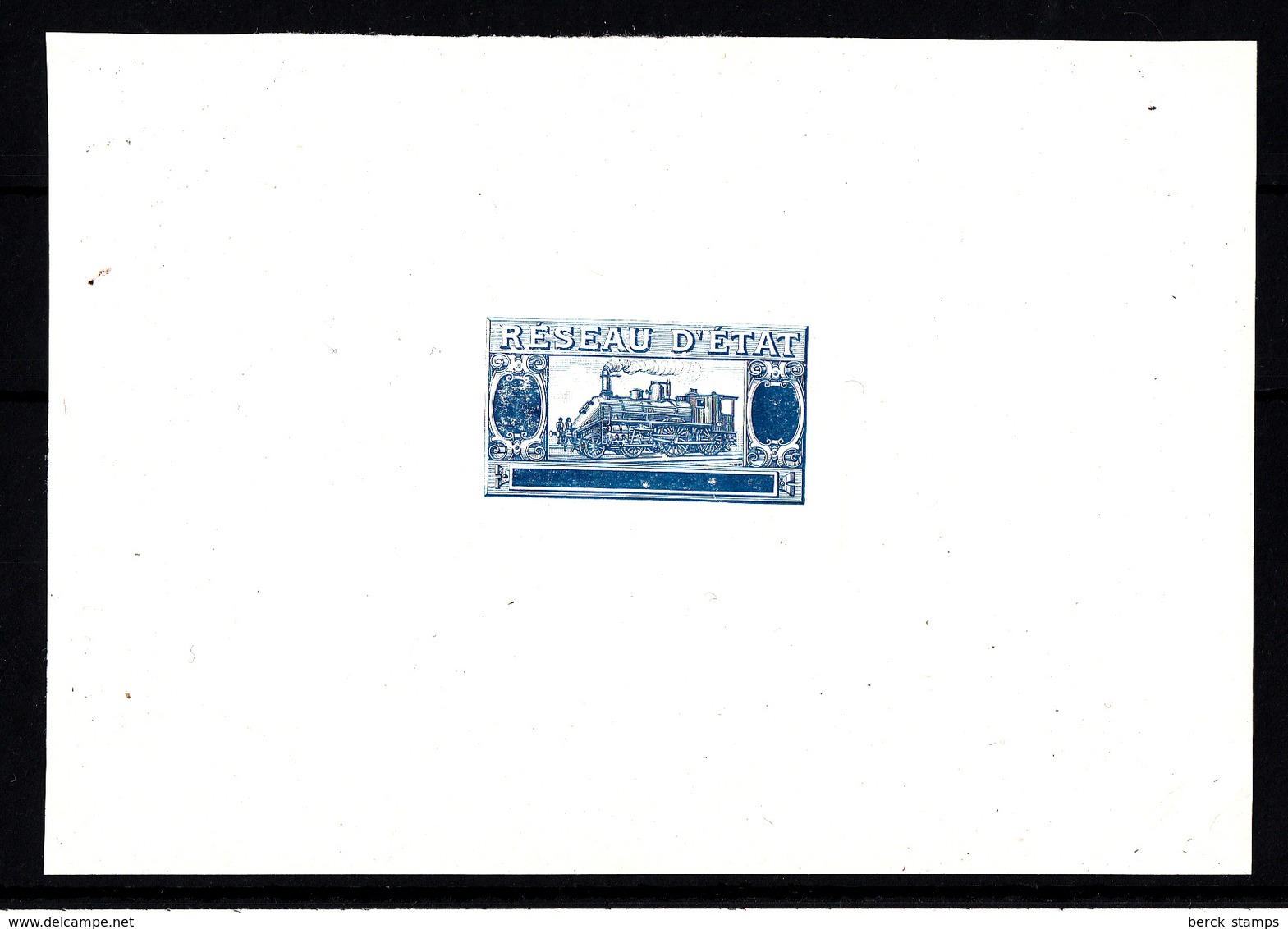 FRANCE - COLIS POSTAUX - N°  12 - EPREUVE BLEUE SANS VALEUR FACIALE. - Other & Unclassified