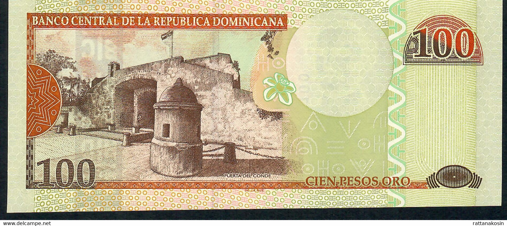 Dominican Republic P177a 100 PESOS  2006  # SQ   UNC. - Dominicaine