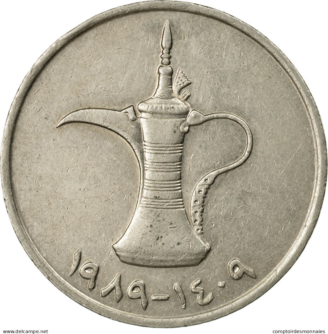 Monnaie, United Arab Emirates, Dirham, 1989/AH1409, British Royal Mint, TTB - Verenigde Arabische Emiraten