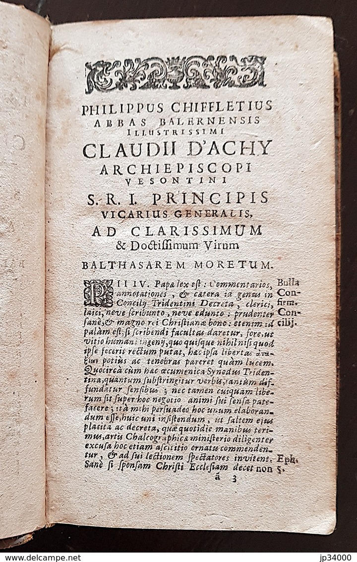 ACROSANCTI Et OECUMENICI Concilii Tridentini PAVLO III. Ivlio III. Edition De 1625 - Bis 1700