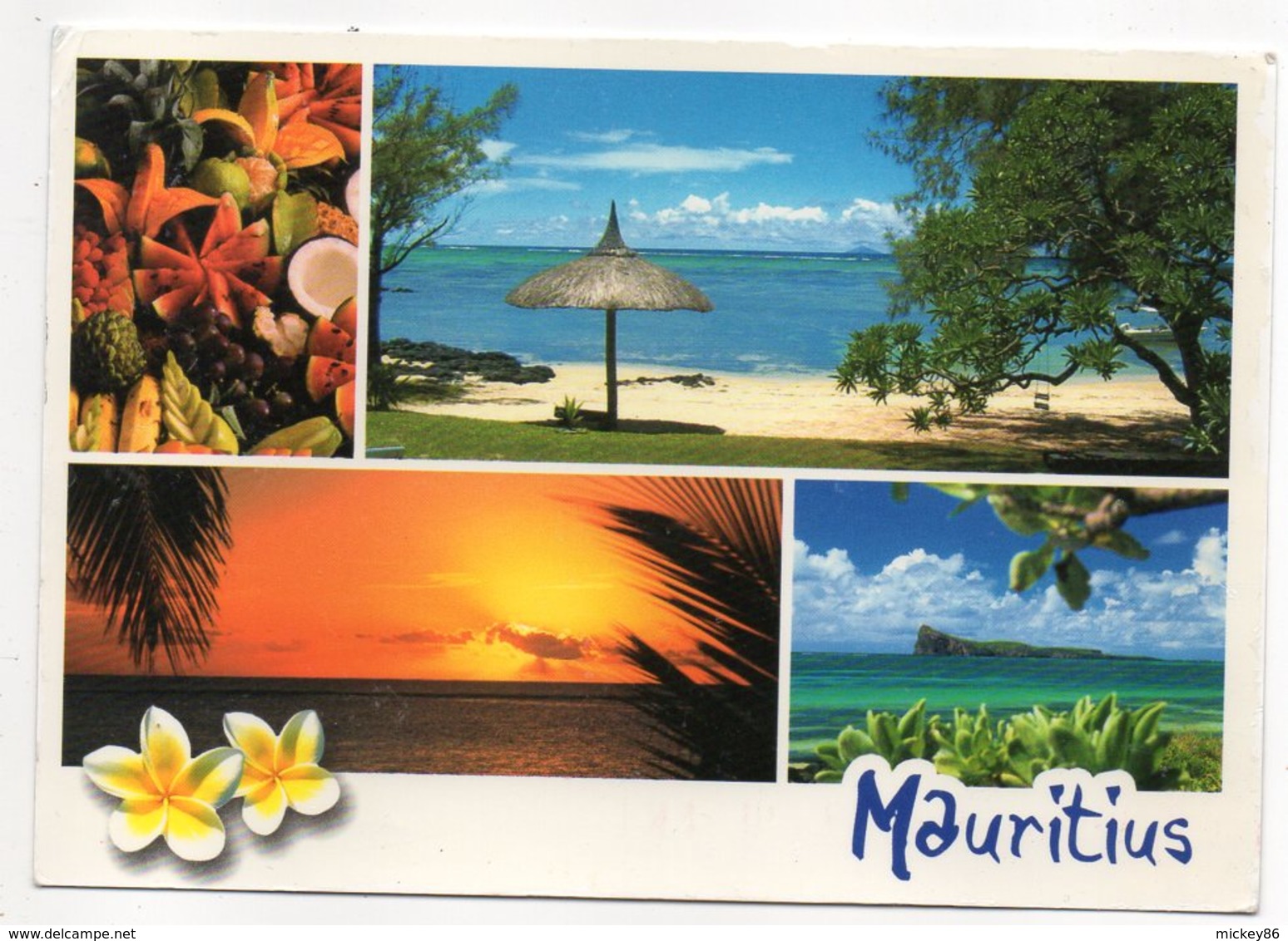 Ile Maurice --- Multivues -- Beau Timbre  Poisson -- - Mauritius