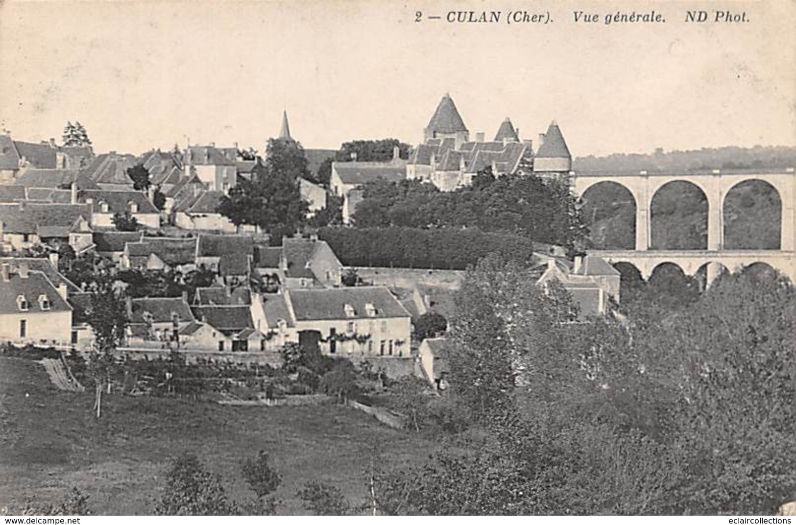 Culan      18         Vue Générale        ( Voir Scan) - Culan