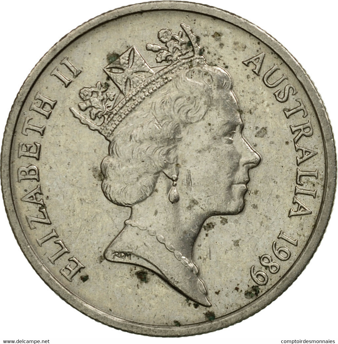 Monnaie, Australie, Elizabeth II, 5 Cents, 1989, TB, Copper-nickel, KM:80 - 5 Cents