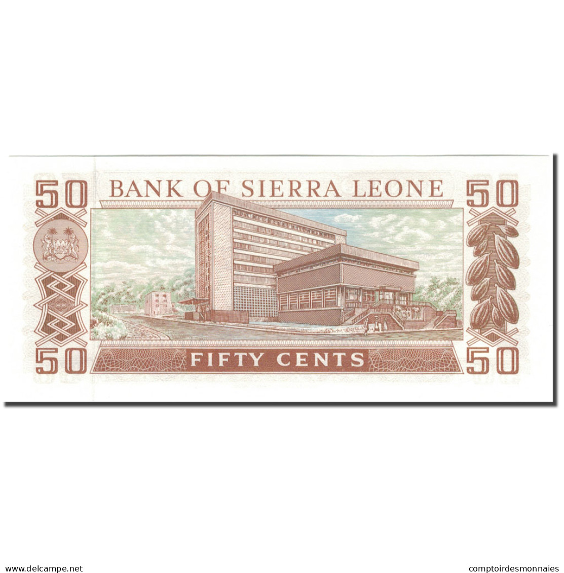 Billet, Sierra Leone, 50 Cents, 1984-08-04, KM:4e, NEUF - Sierra Leone