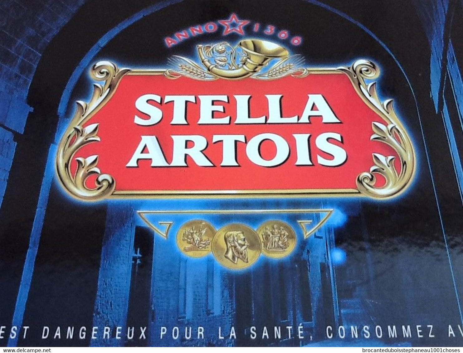 Plaque Publicitaire Carton   Stella Artois  (600x400)mm - Plaques En Carton