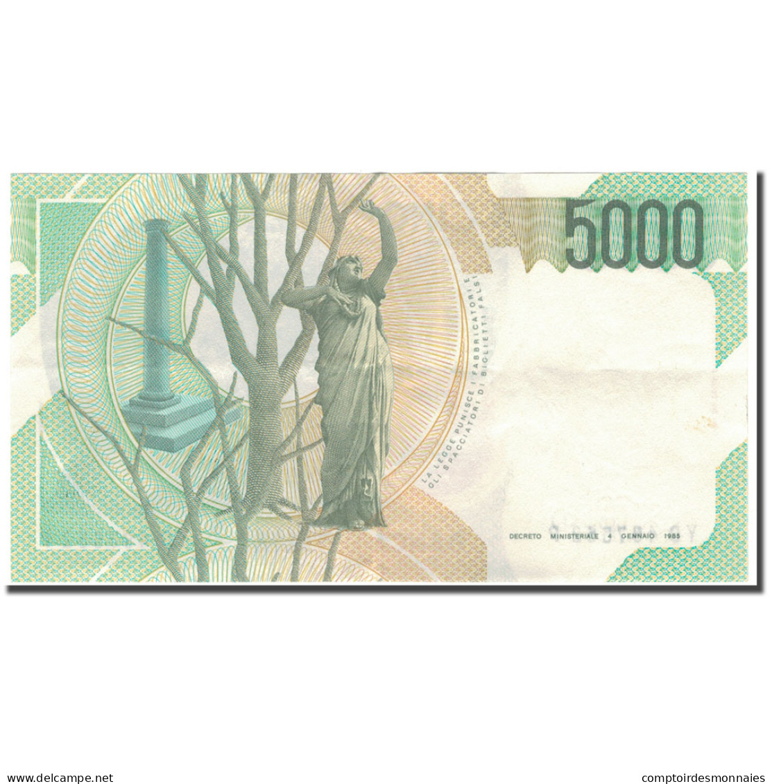 Billet, Italie, 5000 Lire, 1985-01-04, KM:111c, SUP - 5000 Lire