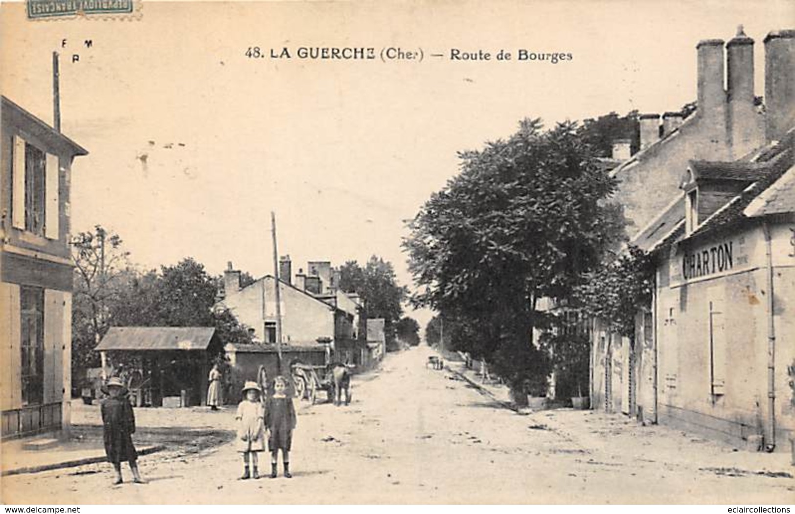 La Guerche Sur L'Aubois      18     Route De Bourges       ( Voir Scan) - La Guerche Sur L'Aubois