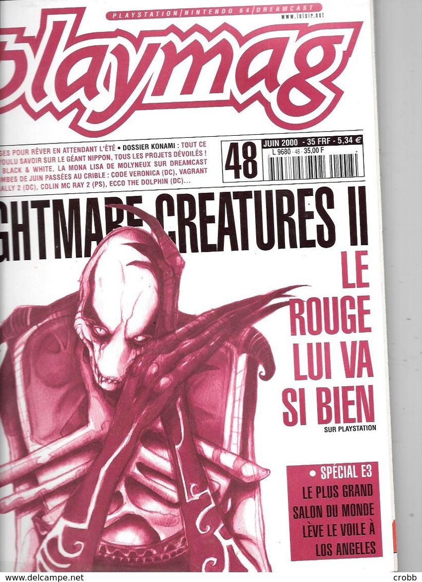 Revue PLAYMAG De Juin 2000 - Littérature & Notices