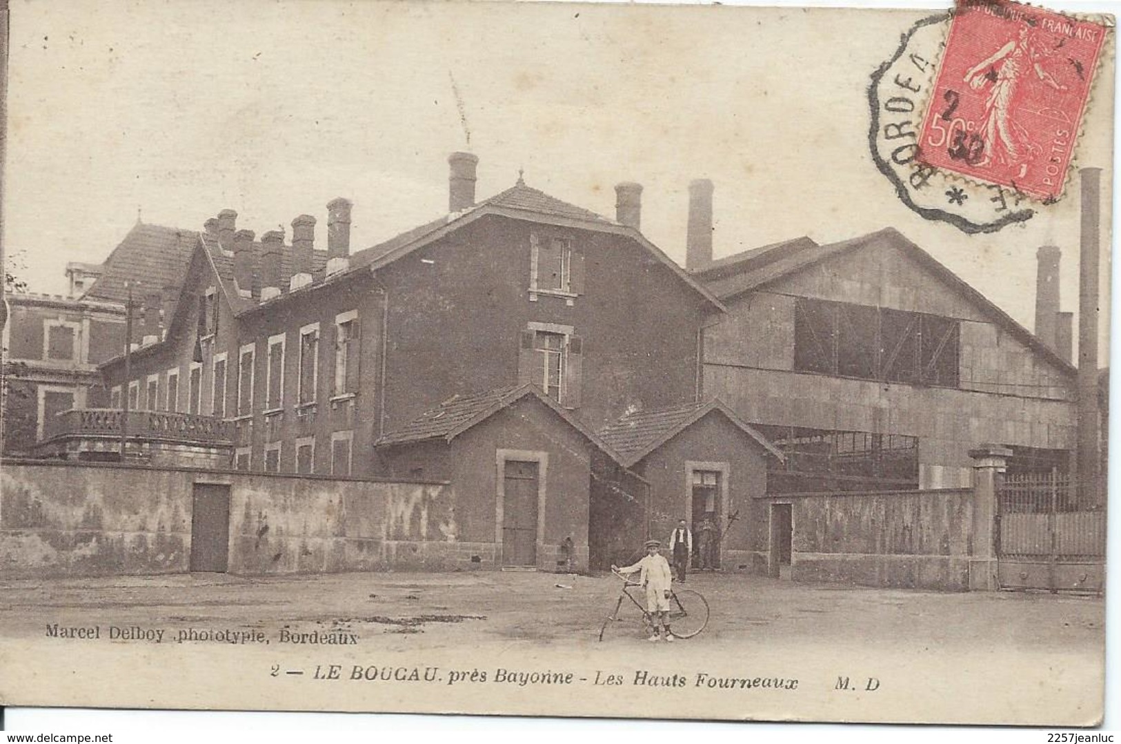 Le Boucau Près De Bayonne CP 64 - Les Hauts Fourneaux 1930 - Boucau