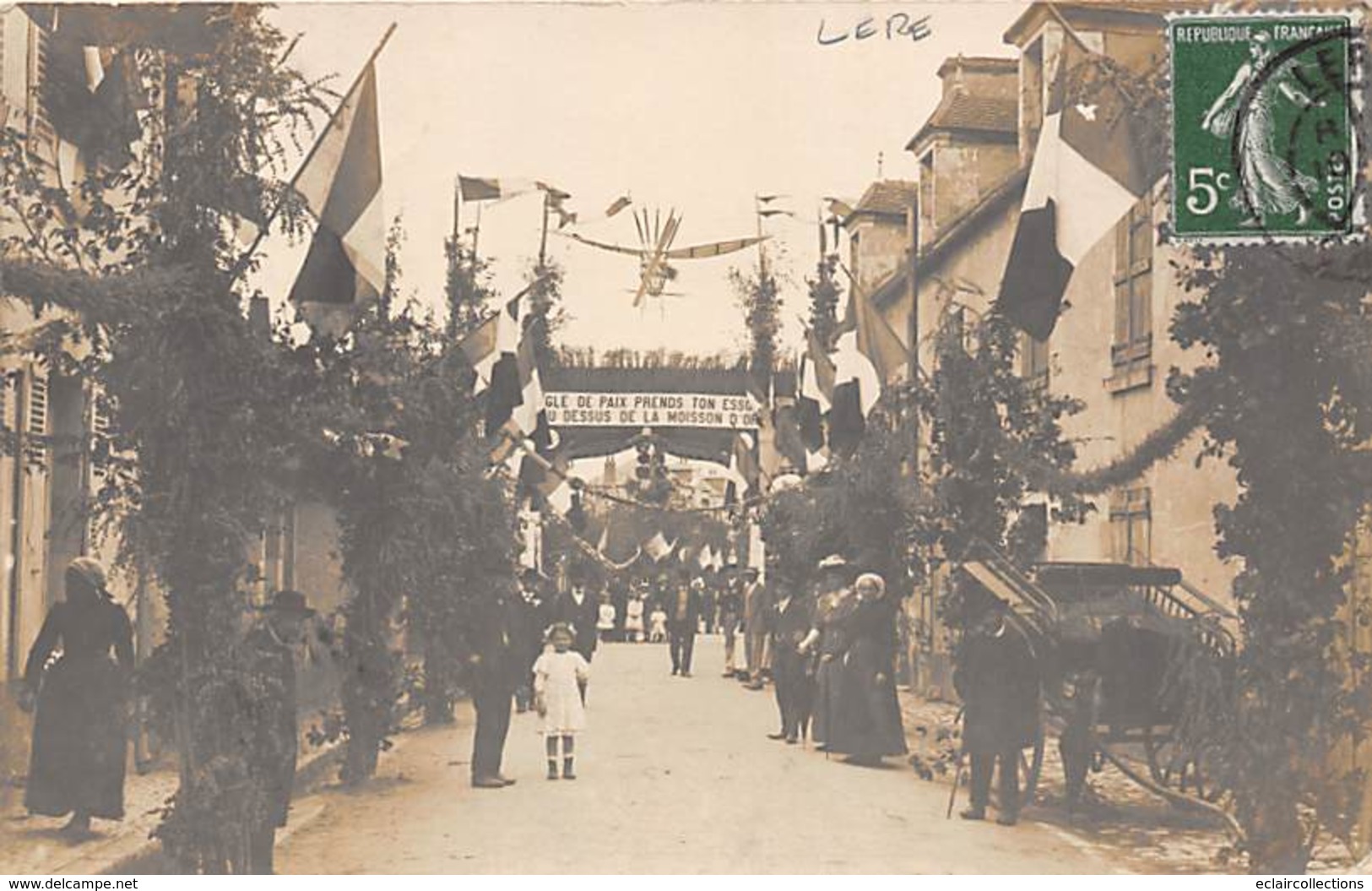 Léré         18        Carte Photo D'une Fête Locale . Comice.1       (voir Scan) - Lere