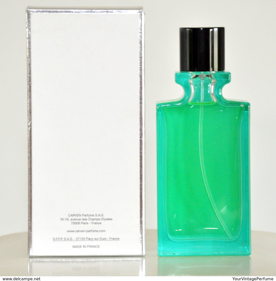 Carven Vetiver Eau De Toilette Edt 50ML 1.7 Fl. Oz. Spray Perfume For Men Rare Vintage 2014 - Men