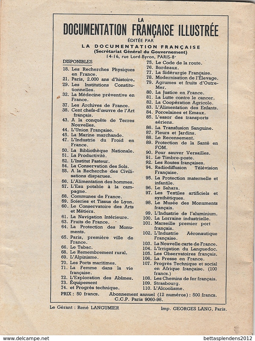 L'aviation Légère Et Sportive - Doc. Francaise Illustrée N°111 Mars 1956 - 31 Pages Bon état - Luftfahrt & Flugwesen