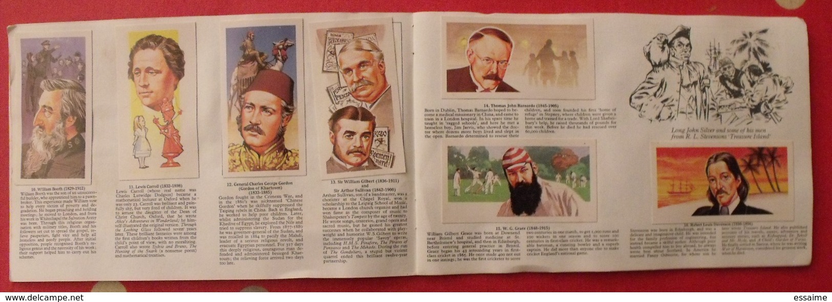 Album D'images Tea Brooke Bond Pictures Cards. Famous People. Personnages Célèbres. 1969. 50 Chromo - Albums & Catalogues