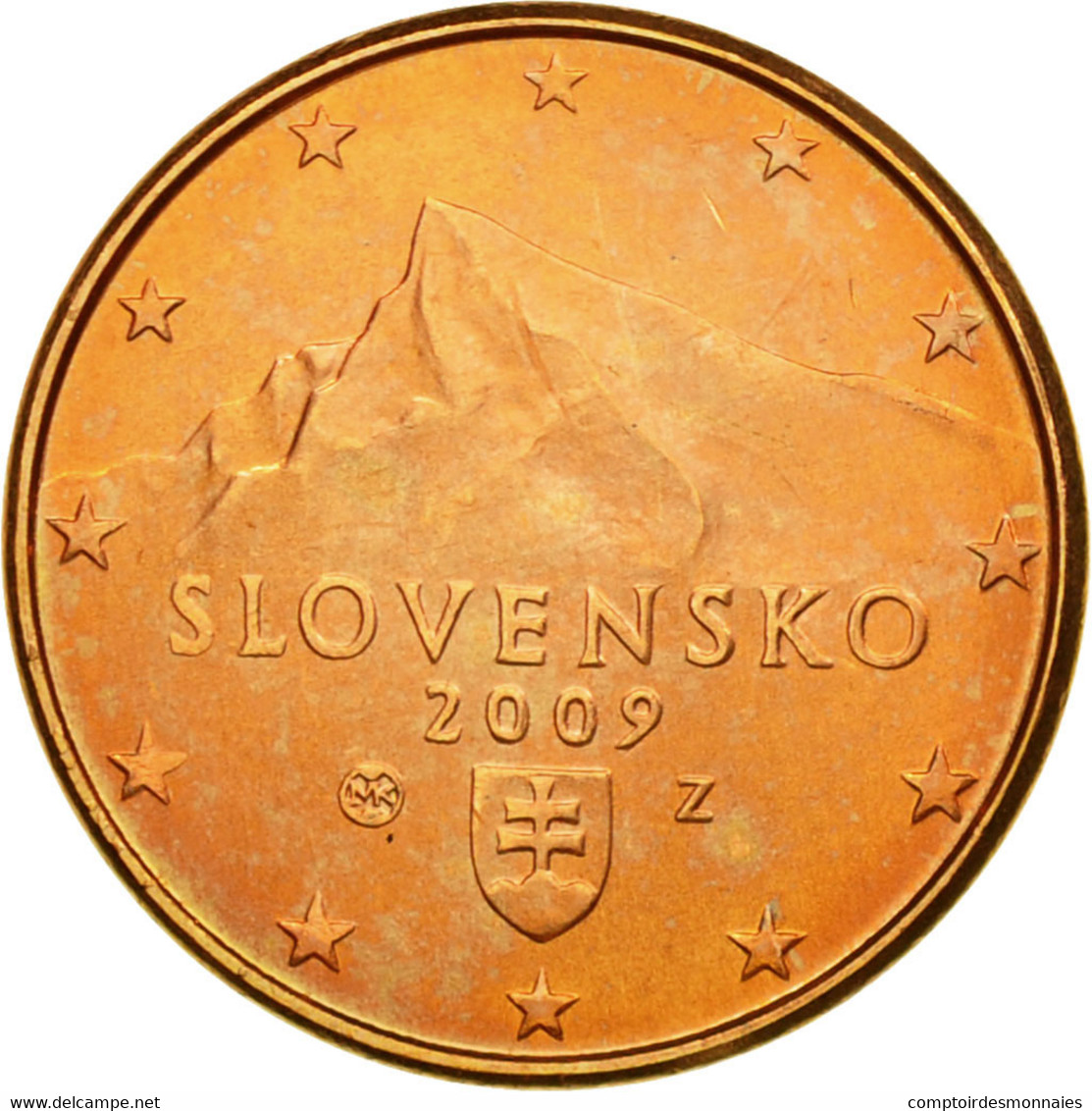 Slovaquie, Euro Cent, 2009, SUP, Copper Plated Steel, KM:95 - Eslovaquia