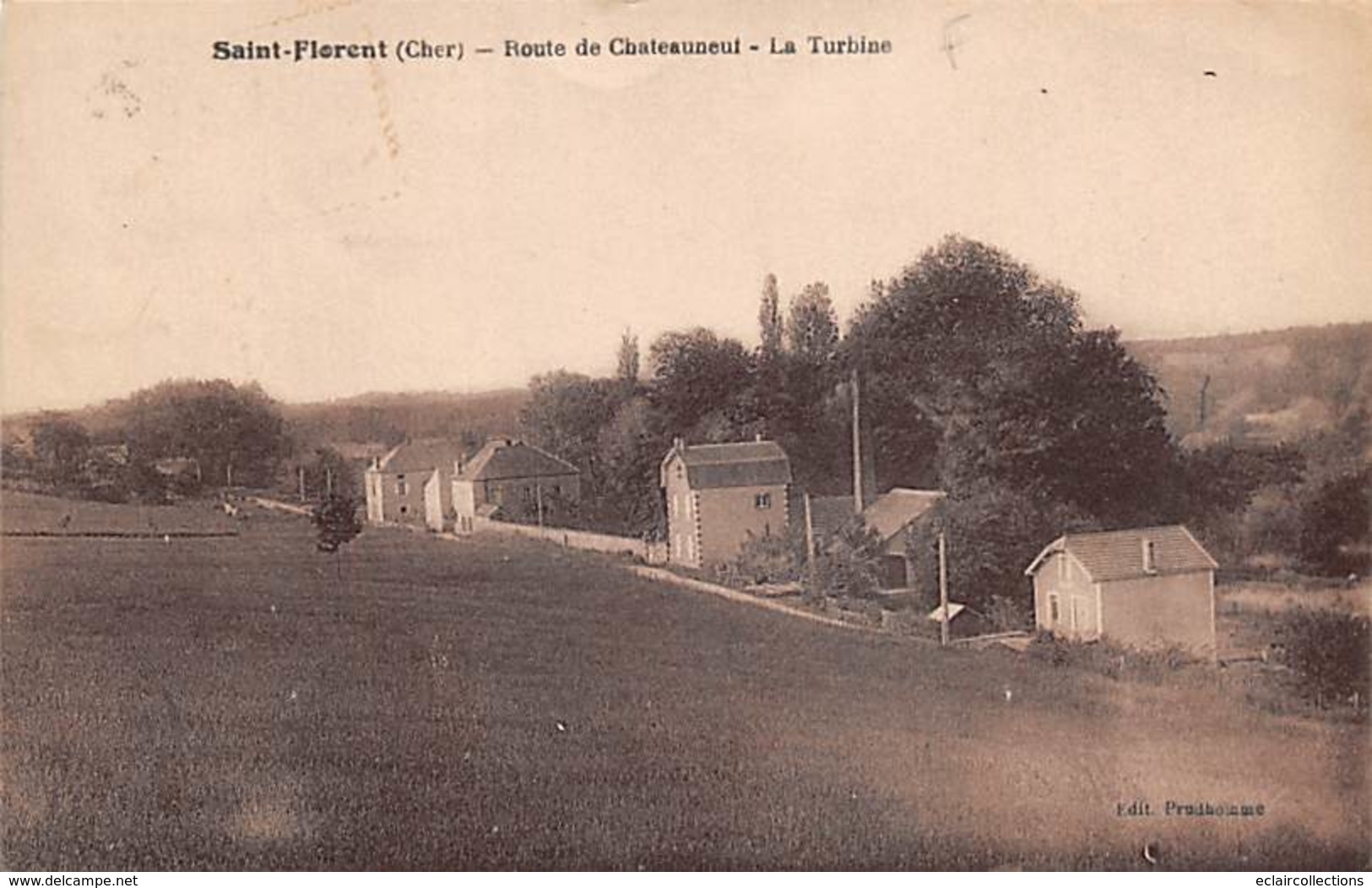 Saint Florent Sur Cher    18       Route De Chateauneuf. La Turbine     (voir Scan) - Saint-Florent-sur-Cher