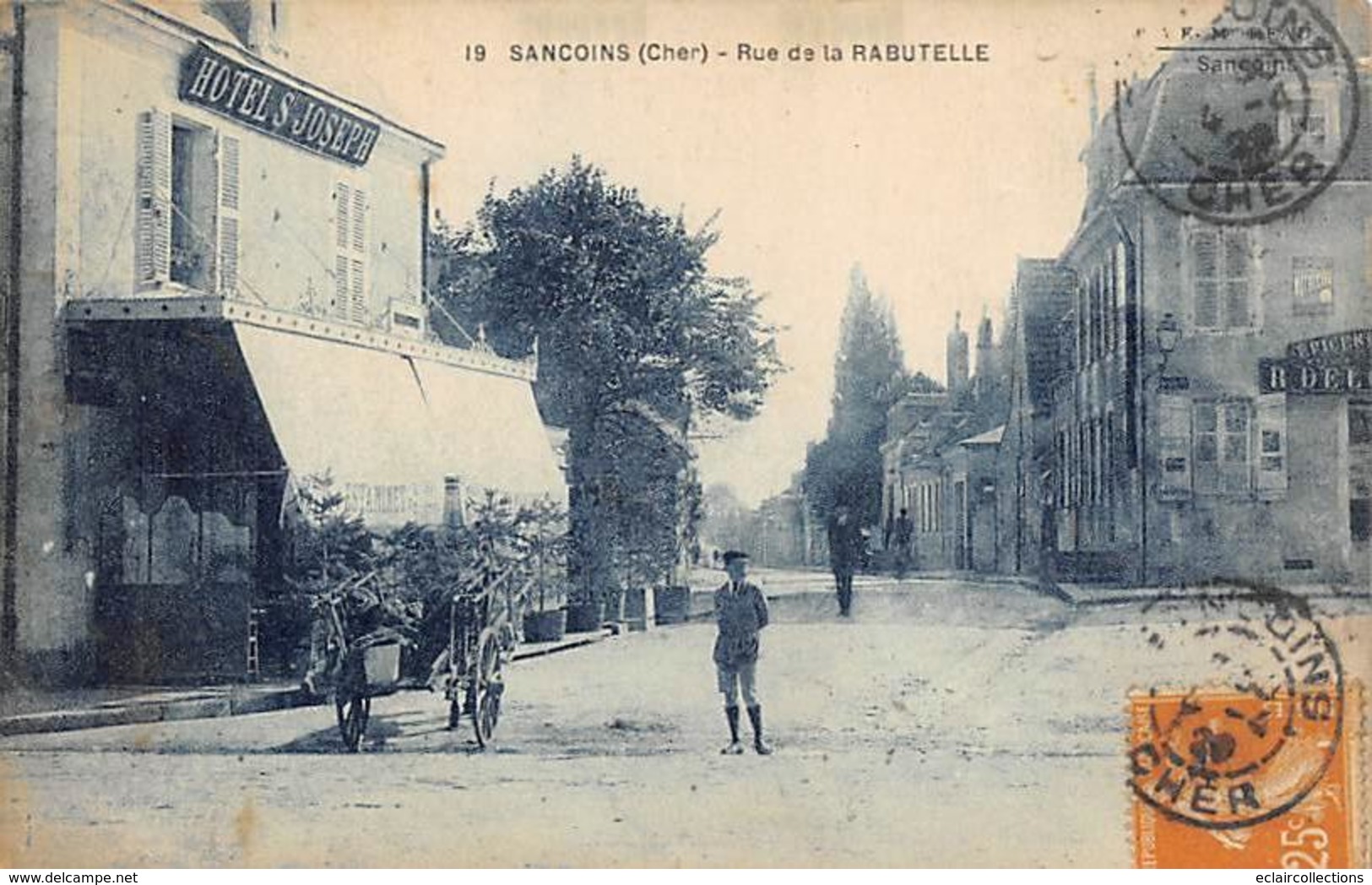 Sancoins         18        Rue De La Rabutelle. Hôtel St Joseph  (voir Scan) - Sancoins