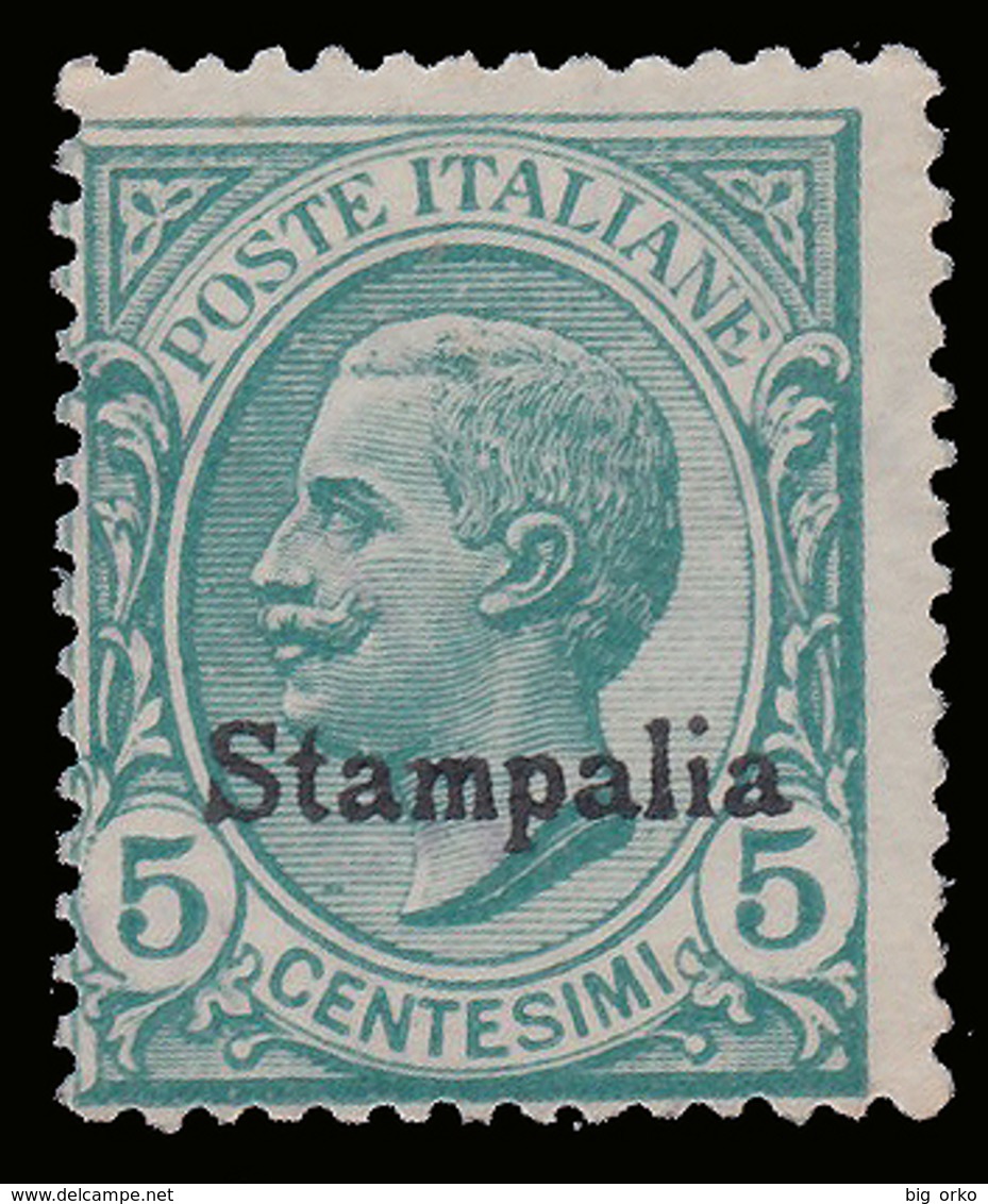 Italia - Isole Egeo: Stampalia - 5 C. Verde (81) - 1916 - Dodekanisos