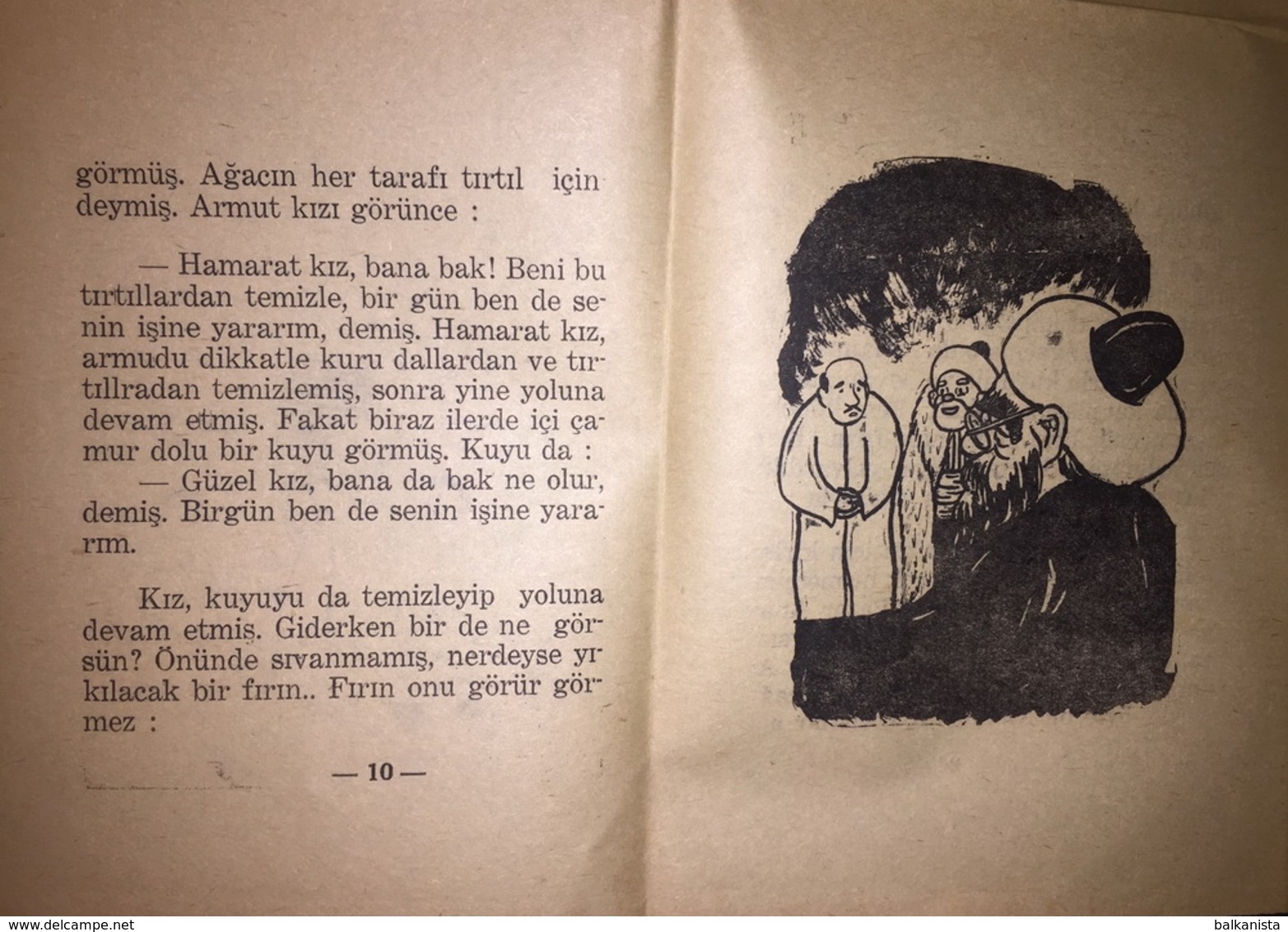 Sinbad The Sailor Illustrated Turkish Child Book 1960's - Junior