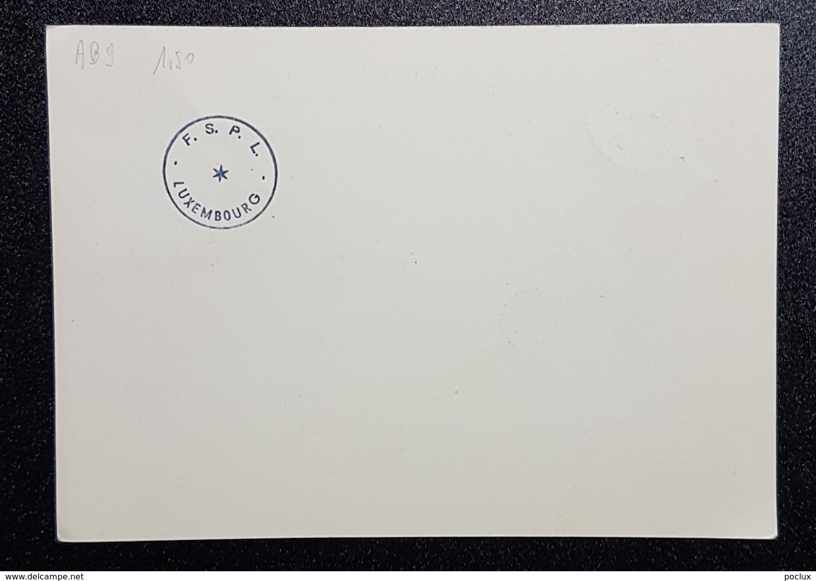 Luxembourg 1956- Carte Aéropostale- Vol Postal Luxembourg-Bruxelles - Autres & Non Classés