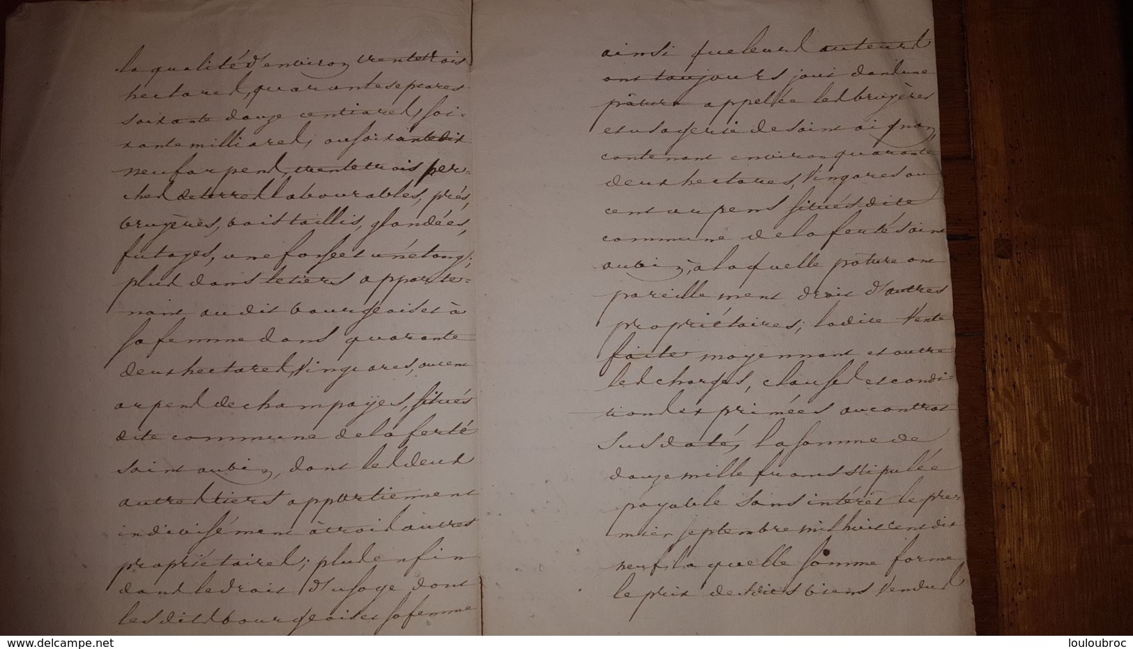 ACTE TRIBUNAL CIVIL 1819 - Historische Dokumente
